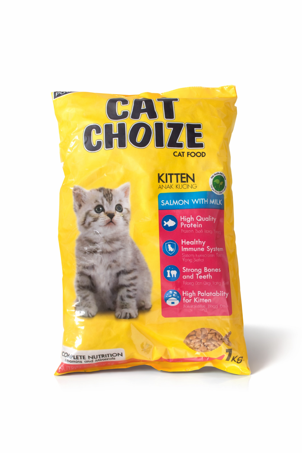 Cat choize kitten salmon with milk